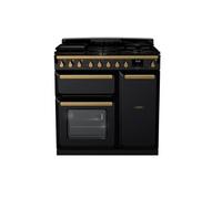 Falcon - Piano De Cuisson Gaz Estel Deluxe Tab Gaz 90 Cm Noir Brillant