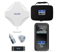 Falcon Evo Mobile Deluxe - Portable 5G Amplified Antenna Including 3400Mbps 5G Portable Router (Nano & eSIM Compatible) + Accessories