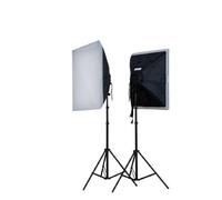 Falcon Eyes 290502, Noir, Blanc, 80 W, 500 x 500 mm, 2 pces, 2 lampe(s)