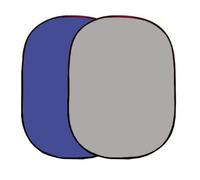 Falcon Eyes Background Board BCP-07-03 bleu/gris 148x200 cm - fond photo pliable réversible