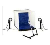 Falcon Eyes boîte de prise de vue pliable 40x40 cm avec 2 lampes LED