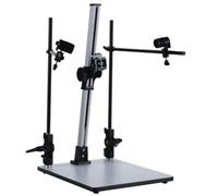 Falcon Eyes Copy Stand CS-730 - table de reproduction professionnelle avec support caméra réglable et deux supports de lampe flexibles