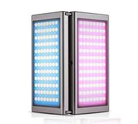 Falcon Eyes F7 Fold 24W RGB LED Light with Honeycomb Grid and Softbox,CRI 97,2500K-9000K Adjustable with Magnet Adsorption Function,Support Mobile App,Multiple Scenario Mode,OLED Display, F7 Fold