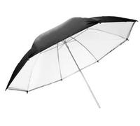 Falcon Eyes Jumbo Flash parapluie URN-T86TSB1 Diffuseur blanc + couverture argent/noir 216 cm
