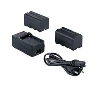 Falcon Eyes kit de 2 batteries NP-F750 et chargeur SP-CHG pour lampe LED