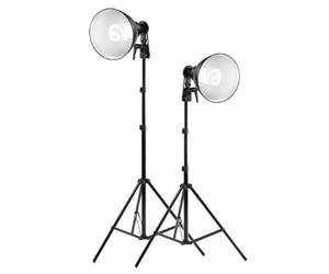 Falcon Eyes kit d'éclairage continu LHK-240 avec deux lampes spirales 40W et trépieds