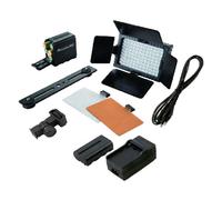 Falcon Eyes Kit lampe LED DV-96V-K2 Intensité variable, batterie rechargeable