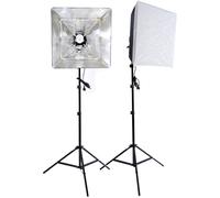 Falcon-Eyes Kit lumière continue LH-ESB5050K2 2x40W | ✅ Black Friday