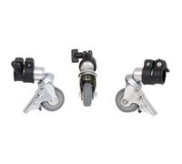 Falcon Eyes PCA-19M : roulettes pivotantes 19 mm pour pieds de studio (lot de 3)