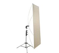 Falcon Eyes Reflector RR-3570S argent/blanc 89x178 cm avec cadre et support de trépied