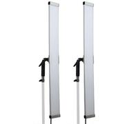 Falcon Eyes Soft LED Lamp Set LPL-S2802T-K2 2x56W - kit d'éclairage LED professionnel avec 512 LEDs par lampe et valise de transport