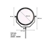 Falcon Eyes Sophiez SO-48TD op 230V panneau LED bi-couleur