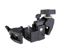 Falcon Eyes Super klem CLD-22 - pince double professionnelle en métal pour tube et table, capacité 15 kg