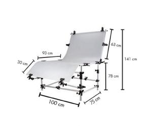 Falcon Eyes table de prise de vue ST-1020A 100x200 cm avec hauteur réglable