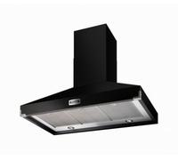 Falcon - Hotte Décorative Murale Pkr100 Supext Noir Chrome