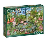 Falcon Jumbo Puzzle Jardin d'hiver tropical - 1000 pièces