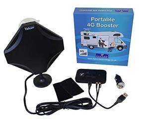 Falcon LTE 4G Antenne Wi-FI Point d'accès DIY Kit 4G, Plug and Play, LTE/GSM/3G/2G, Camping-Car, Caravane, Camion, Camping-Car Van, Telekom LTE, Vodafone, Telefonica et O2