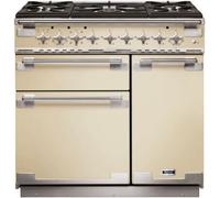 Falcon - Piano De Cuisson Gaz Elise 90 Creme Nickel Brossé