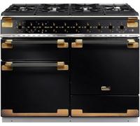 Piano de cuisson gaz FALCON ELISE LUXE TAB GAZ 110 CMNOIR LAITON