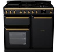Falcon - Piano De Cuisson Gaz Estel Deluxe Tab Gaz 100 Cm Noir Brillan