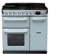 Falcon - Piano De Cuisson Gaz Estel Deluxe Tab Gaz 90 Cm Bleu Pastel C