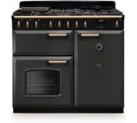 Falcon - Piano De Cuisson Gaz Ngc Tab Gaz 100 Cm Ardoise Laiton Antiqu