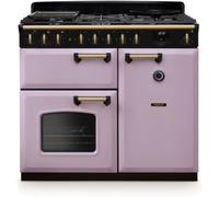 Falcon - Piano De Cuisson Gaz Ngc Tab Gaz 100 Cm Parme Laiton Antique