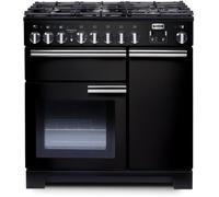 Falcon - Piano De Cuisson Gaz Pro Delux90 Mixt Noir/Chrome