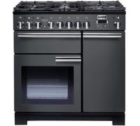 Falcon - Piano De Cuisson Gaz Pro Deluxe 90 Cm Gris Ardoise /Chrome