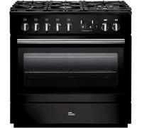 Falcon - Piano De Cuisson Gaz Professional+90 Fx Mixt Noir Brillant