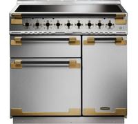 Falcon - Piano De Cuisson Induction Elise Luxe Tab Ind 90 Cminox Et Noir Lai