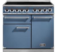 Falcon - Piano De Cuisson Induction Semi Pro Deluxe 100 Bleu De Chine Nickel
