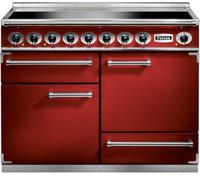 Falcon - Piano De Cuisson Induction Semi Pro Deluxe 110 Rouge Cerise Nickel