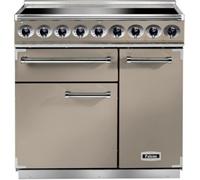 Falcon - Piano De Cuisson Induction Semi Pro Deluxe 90 Fauve Nickel Brossé
