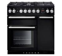Falcon Piano de cuisson mixte 140l 5 feux noir/chrome - nex90dfblceu