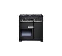 Piano de cuisson gaz FALCON Professional Deluxe PDL90DFCB/C-EU 90 cm Noir charbon mat satiné Garantie 5 ANS GRATUITE