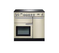 Falcon Professional+ 90 Cuisinière Electrique Plaque avec zone à induction Crème, Acier inoxydable