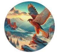 Falcon Puzzle 1000 Pièces Adultes Et Enfants Dès 14 Ans Neige Montagne Puzzle Classique Jeu Éducatif Challenge Toy Détente Collection 1000pcs (67.5x67.5cm)