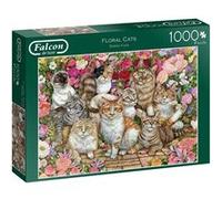 Puzzle Floral Cats 1000 pièces