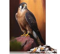 Falcon Puzzle pour adultes Aplomé Peinture à l'huile 1000 pièces Puzzle en bois pour adultes de plus de 18 ans Puzzle Impossible 1000 pièces (75 x 50 cm)
