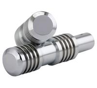 FALCON Round Style passager repose-pieds en acier chromé argent, argent