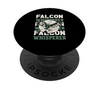 Falcon Whisperer - Parleur d'oiseaux PopSockets PopGrip Adhésif