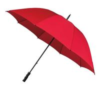 Falcone Grand Parapluie Droit de Golf Accessoire Haute Qualité à Ouverture Automatique - Diamètre 130 cm - Unisexe Couleur Rouge - Résistant au Vent