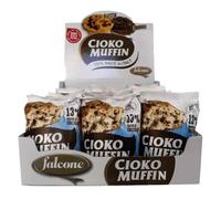 Falcone® | Muffins con Relleno de Chocolate | Muffin Blando Sin Aceite De Palma - 18 x 50 Gr | Muffins de chocolate y yogur cremoso