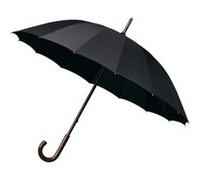 Falcone Grand Parapluie Canne - Diamètre 102 cm - Unisexe, Noir Classique - Résistant Au Vent