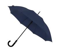 Falcone Parapluie Compact Automatique - Résistant au vent - Poignée Incurvée en Plastique - Idéal pour Hommes et Femmes - 102 cm Diamètre de la Toile - Bleu