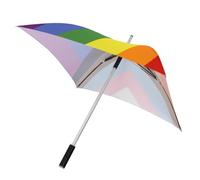 Falcone Parapluie de golf carré - Ouverture manuelle - Résistant au vent grâce à ses 8 baleines en fibre de verre - 130 cm Diamètre - Multicolore