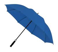 Falcone Parapluie de golf - Résistant au vent - 8 baleines en fibre de verre - Poignée confortable - Unisexe - Toile en polyester résistant - 130 cm Diamètre - Bleu roi