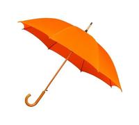 Falconetti Parapluie Compact Automatique - Résistant au vent - Poignée Incurvée en Plastique - Idéal pour Hommes et Femmes - 102 cm Diamètre de la Toile - Orange