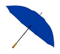 Falconetti Parapluie de golf - Résistant au vent - 8 baleines en fibre de verre - Poignée confortable - Unisexe - Toile en polyester résistant - 130 cm Diamètre - Bleu roi et blanc